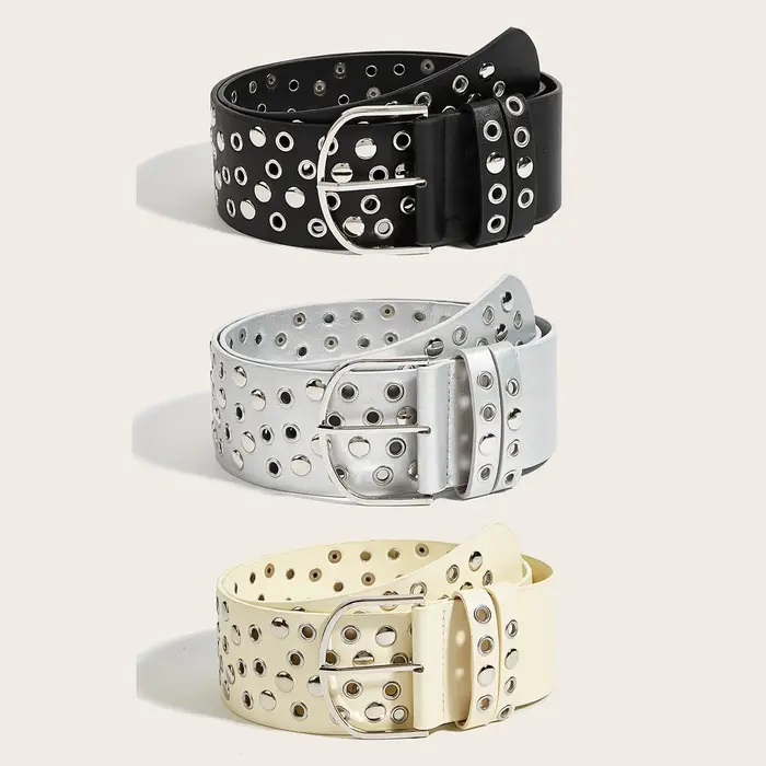 Ceinture Rivet Punk pour Hommes et Femmes