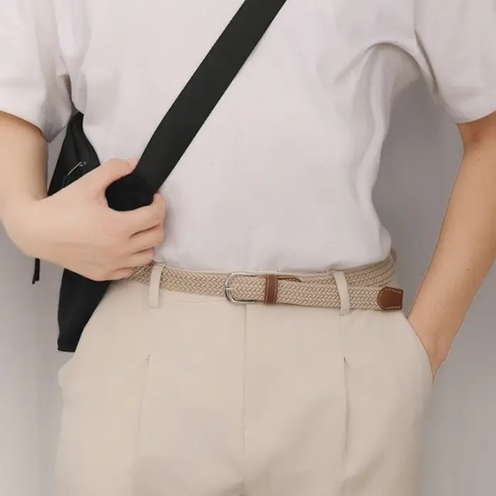 Ceinture élastique et tissée pour femme