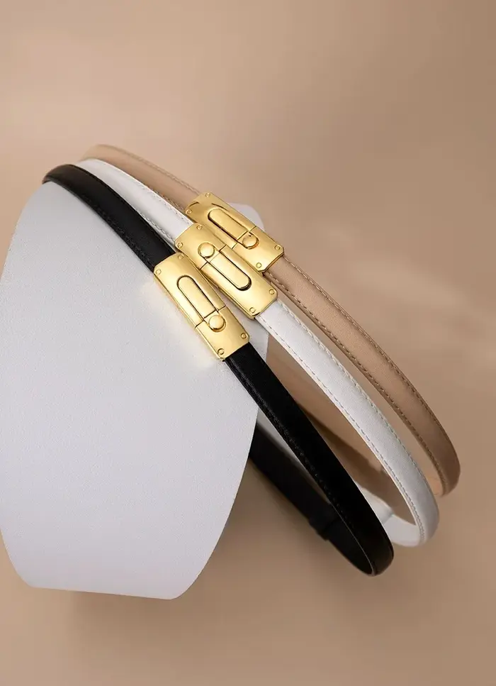 Ceinture fine et élégante de styliste pour femmes