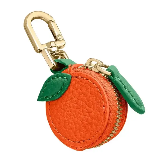 Porte-monnaie fruits cerise myrtille Design fruits charme porte-monnaie mignon pendentif en cuir PU