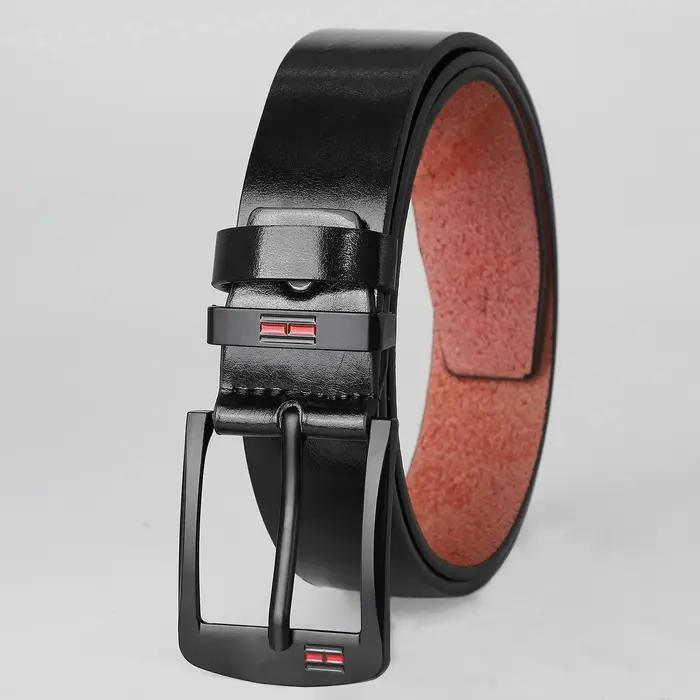 Cuir véritable pour hommes haute qualité boucle jean peau de vache ceintures décontractées affaires Cowboy ceinture mâle