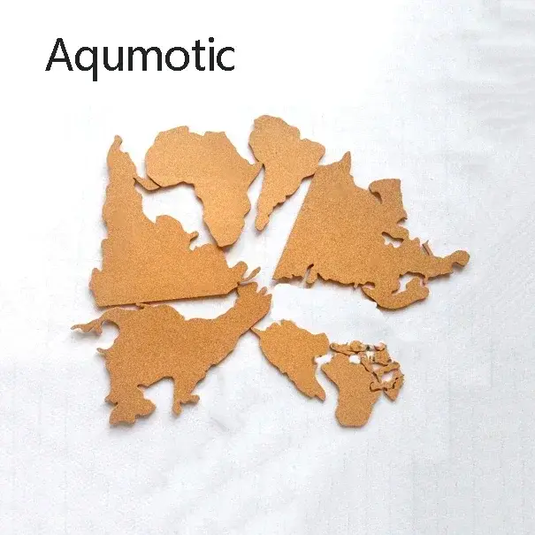 Aqumotic-Carte du monde simple