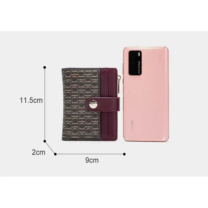 CH marque de luxe classique carré Design portefeuille mode bouton