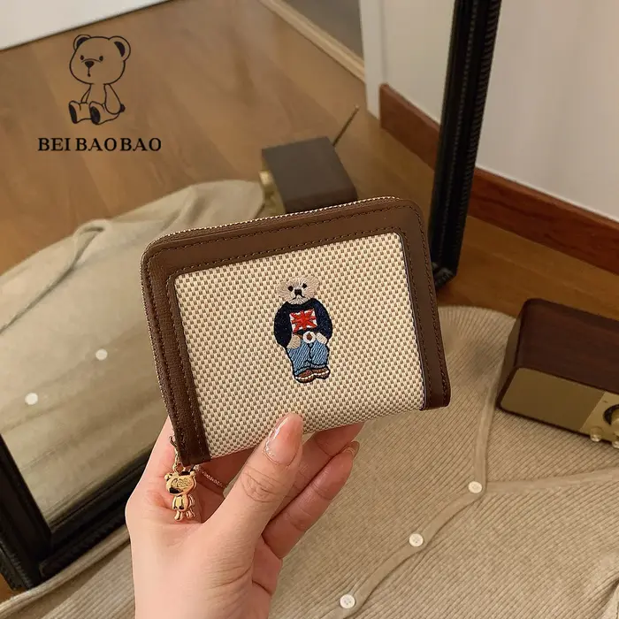 Beibaobao 2025 nouveau Mini mignon zéro portefeuille dessin animé mode femmes