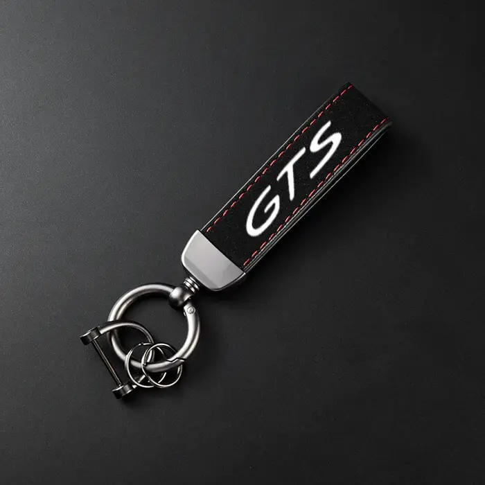 Porte-clés en cuir suédé de haute qualité