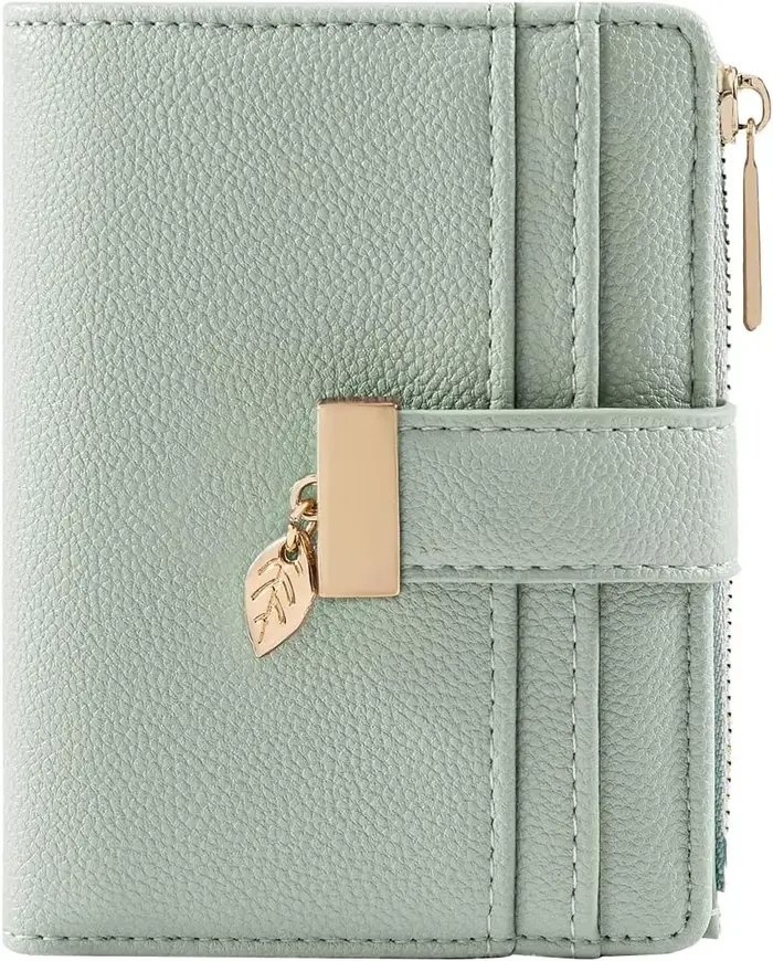 Portefeuille en cuir souple pour femme Pomelo Best Small