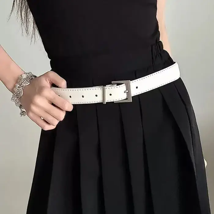 Ceinture minimaliste de style coréen, nouvelle automne et hiver 2025, à la mode et simple, sensation