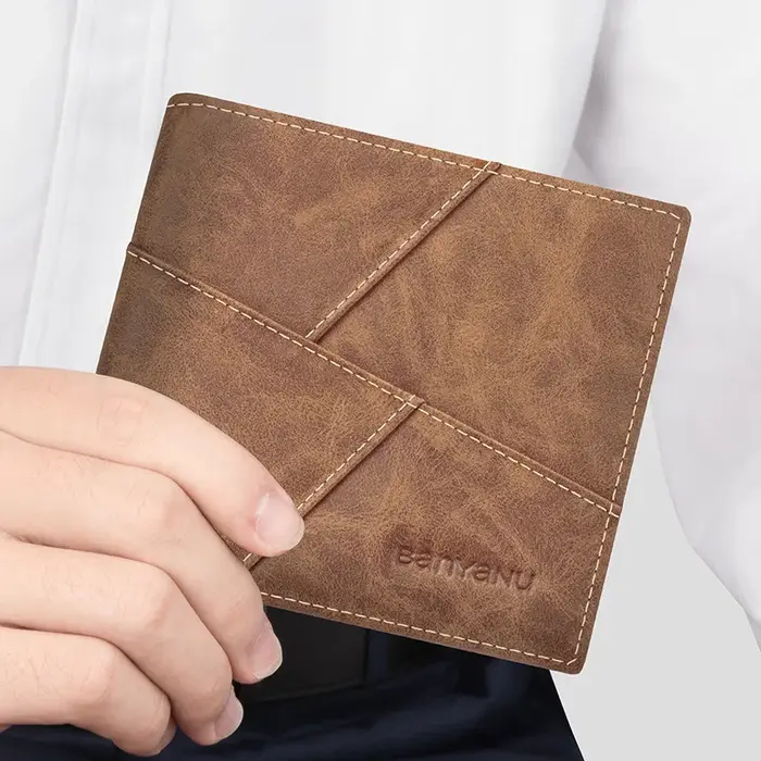 Portefeuille Homme BanYaNu 2026 en Cuir Véritable Anti-RFID Anti-Vol