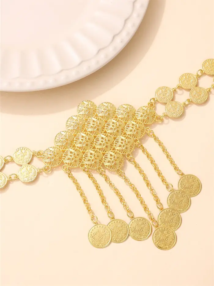 Ceinture pour femme plaquée or 18 carats