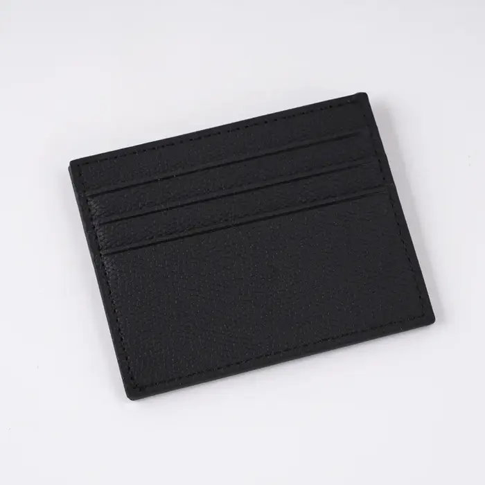 Femmes hommes mince porte-carte portefeuille multi-porte-carte étui en cuir PU banque affaires