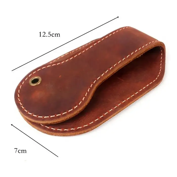 Porte-monnaie en cuir véritable pour hommes