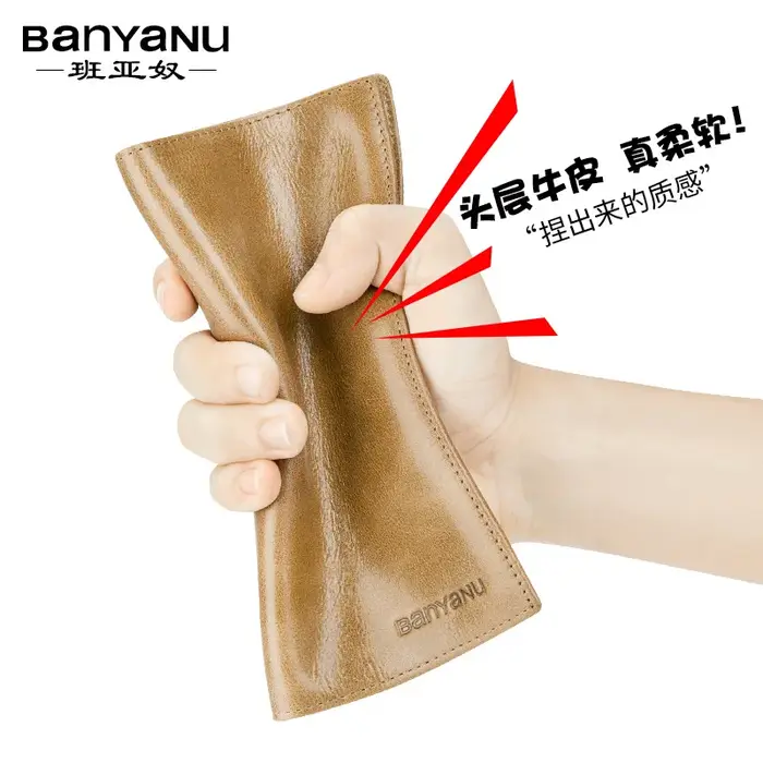 Portefeuille en cuir Banyanu pour homme