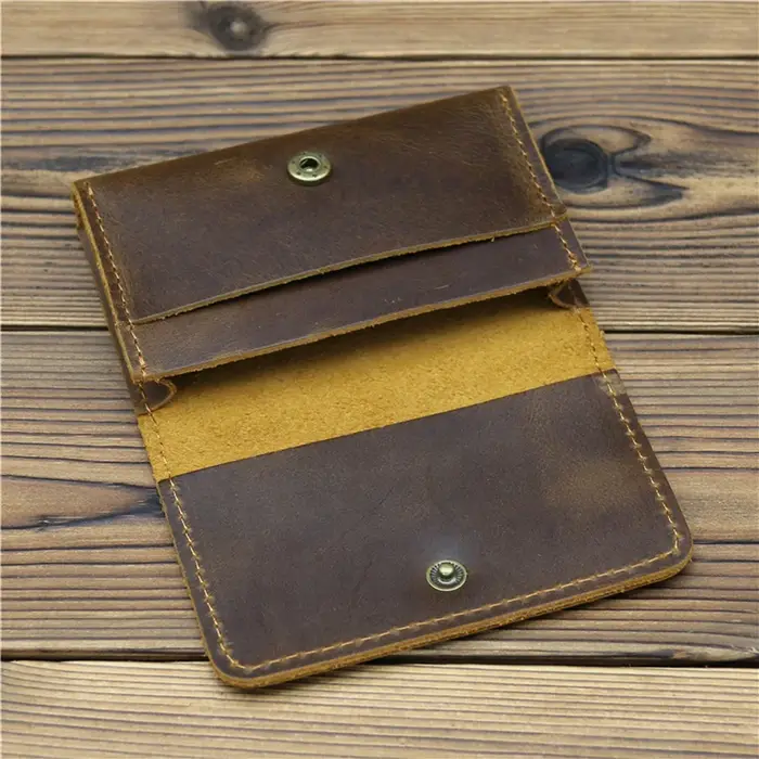 Porte-cartes de crédit vintage pour hommes