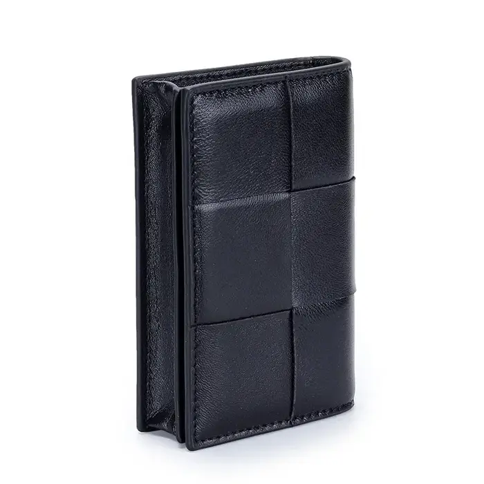 Porte-cartes en peau de mouton