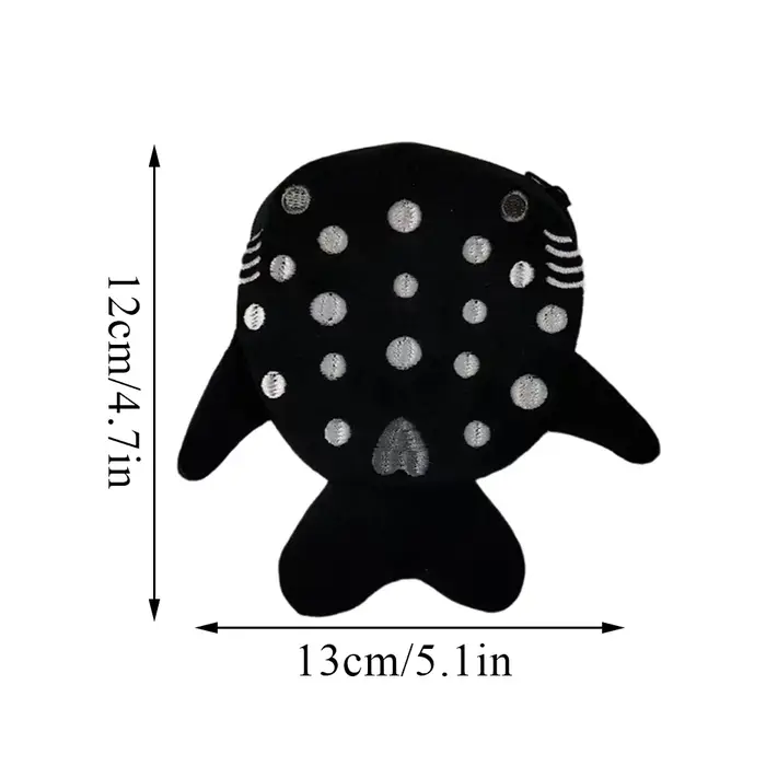 Porte-monnaie multicolore en peluche pour femmes