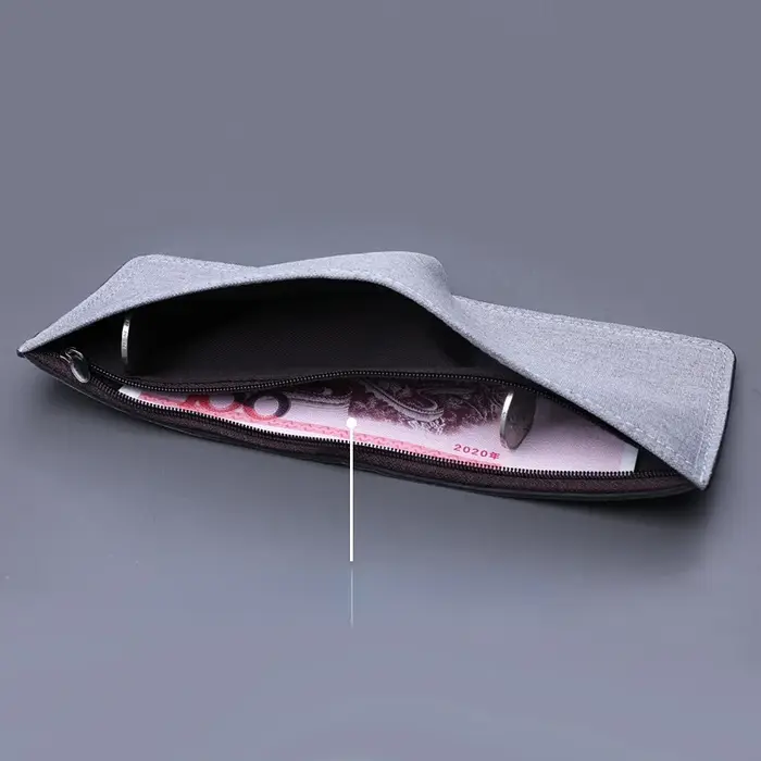 Porte-monnaie en Denim pliable pour hommes et femmes