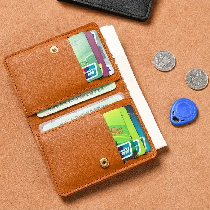Nouveau portefeuille femme pliant moraillon petit