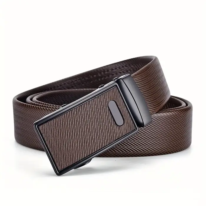 Ceinture pour hommes en métal boucle automatique marque