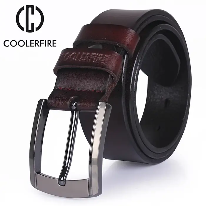 Ceinture en cuir véritable pour hommes, de haute qualité, de luxe, de styliste, en peau de vache, à 
