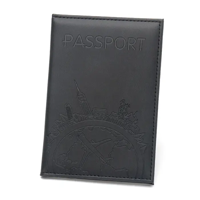 Porte-passeport en cuir, étui pour passeport, porte-carte d'identité, porte-billets, accessoires de 
