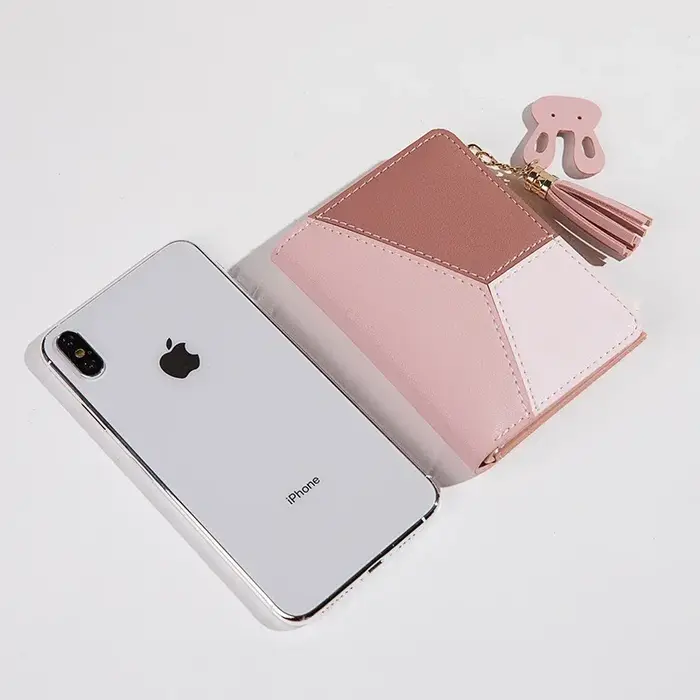 Portefeuille pour femme en cuir PU