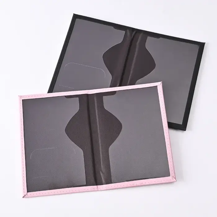 Couverture de passeport en cuir avec lettres imprimées pour hommes et femmes