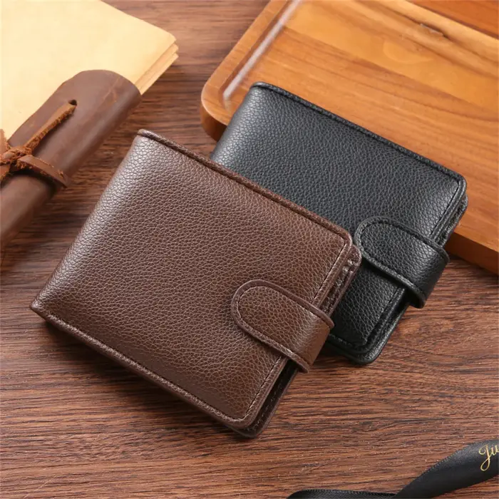 ISKYBOB portefeuille pour hommes plusieurs fentes pour cartes ID/porte-carte de crédit mode Vintage affaires
