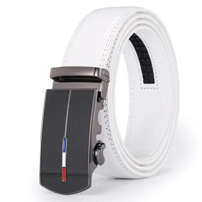 Ceinture de Golf blanche de luxe pour hommes