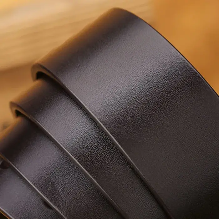 Ceinture en cuir véritable pour hommes