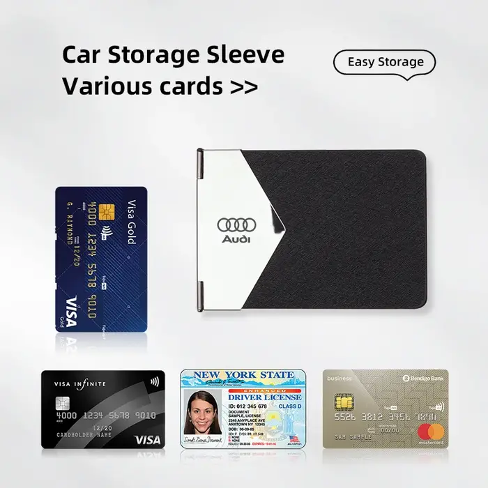 Porte-carte de crédit ultra-fin pour permis de conduire de voiture