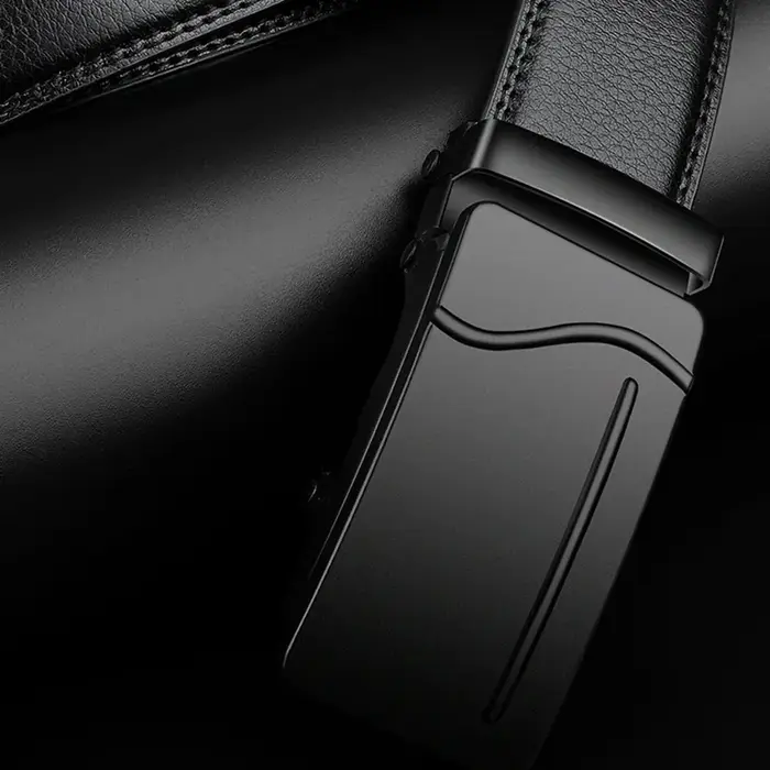 Ceinture unisexe en cuir PU pour homme et femme