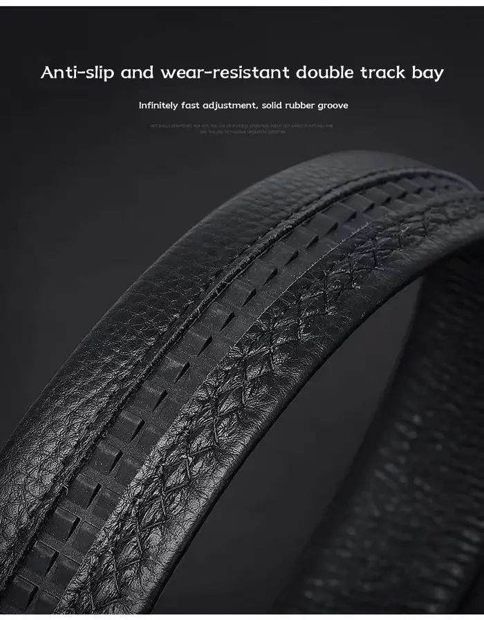 Ceinture en cuir de vache, ceinture en cuir pour hommes, boucle automatique, couche supérieure pour 