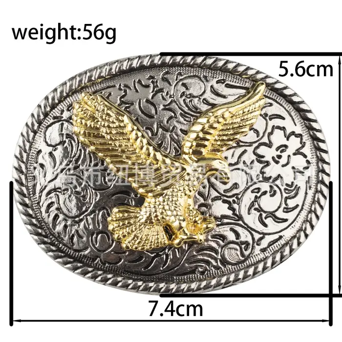 Ceinture Golden Eagle avec motifs rétro