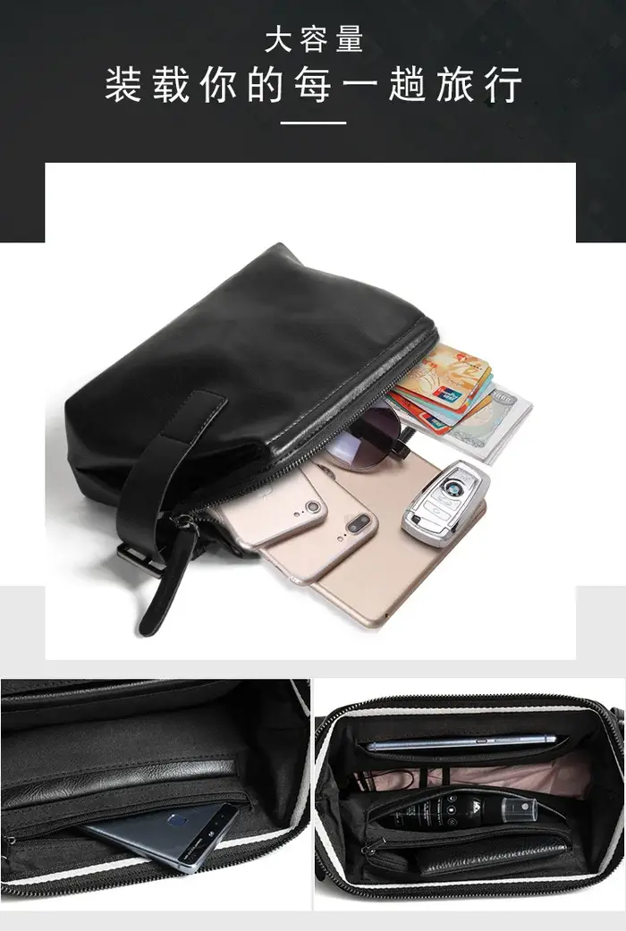 Marque Designer Hommes Portefeuilles D'affaires Homme Pochette 2024 Nouvelle Mode Garçon Téléphone Porte-monnaie De Haute Qualité Sacs À Main En Cuir PU Mâle