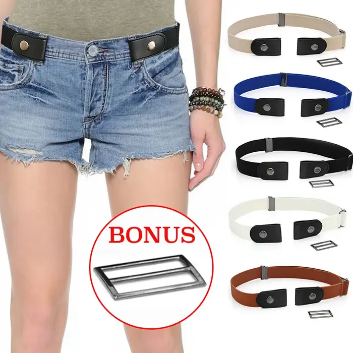 Ceinture facile sans boucle ceintures élastiques pour femmes Stretch riem hommes jean Cintos Extensible enfants garçons filles Cinturon Mujer sangle