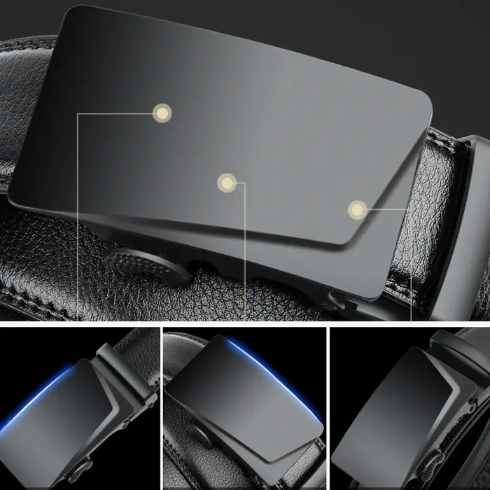 Ceinture personnalisée pour hommes avec nom gravé