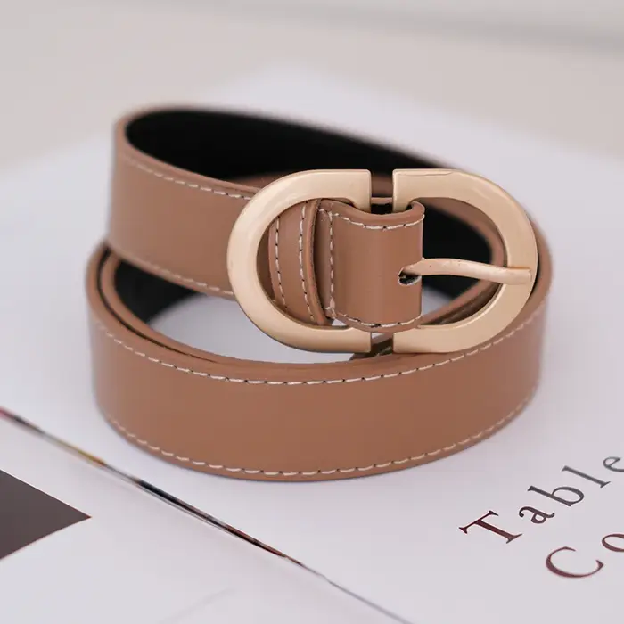 Ceinture noire rétro pour femmes et hommes