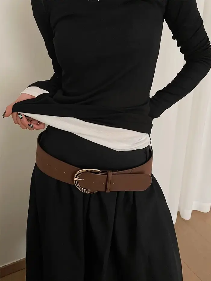 Ceinture large pour femmes