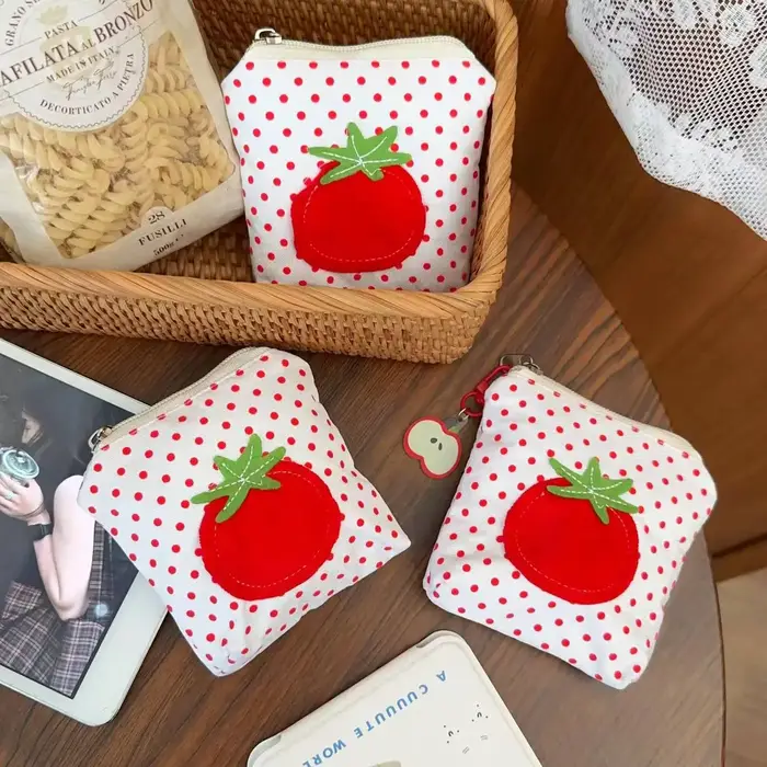 Porte-monnaie Style tomate