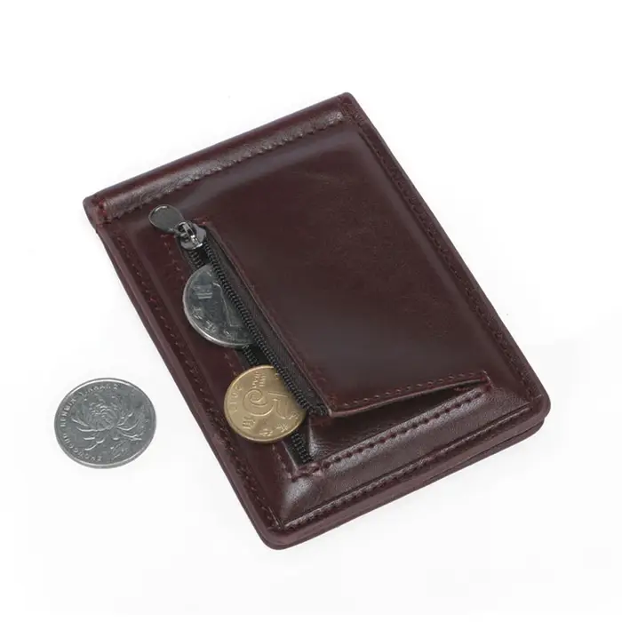 Nouveau petit portefeuille en cuir pour hommes