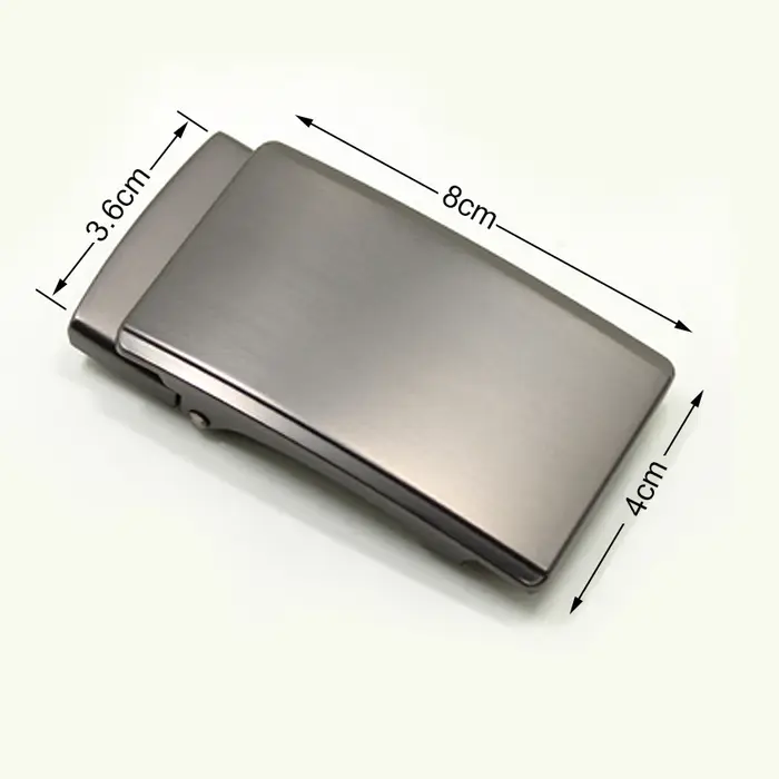 Boucle de ceinture automatique sans dents, 36mm, pour hommes d'affaires, en métal, accessoires pour Jeans, de 3.4cm à 3.5cm