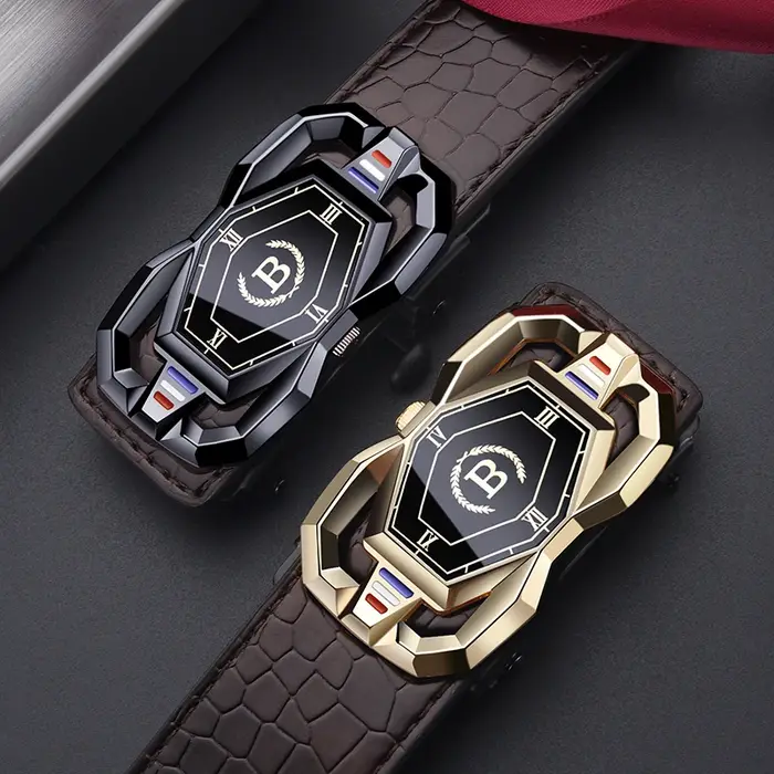 Ceinture à motif Crocodile pour hommes