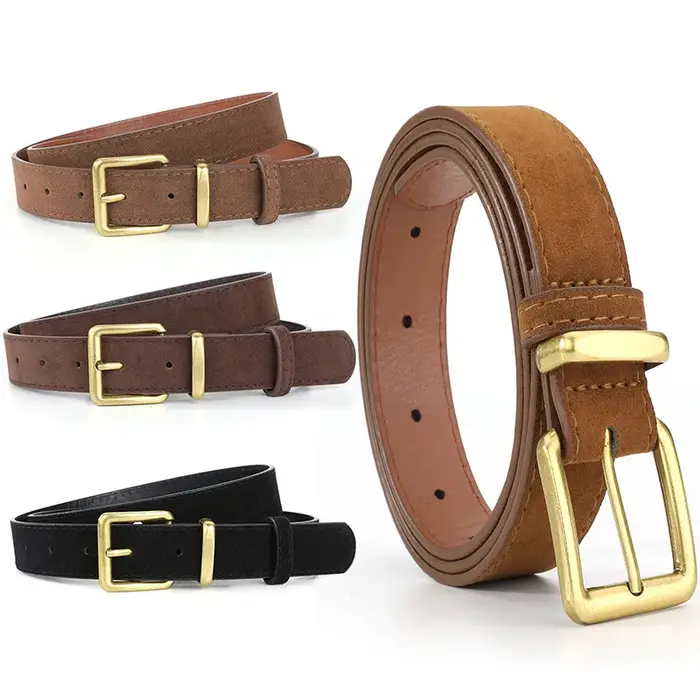 Ceinture en daim pour femmes