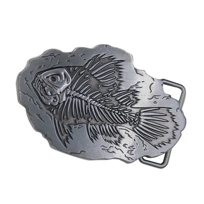 Ceinture fossile en arête de poisson avec finition en étain, cuir, zones artisanales faites à la main, sangle à épingle rétro, bricolage, homme, homme, accessoire de jean, 40mm