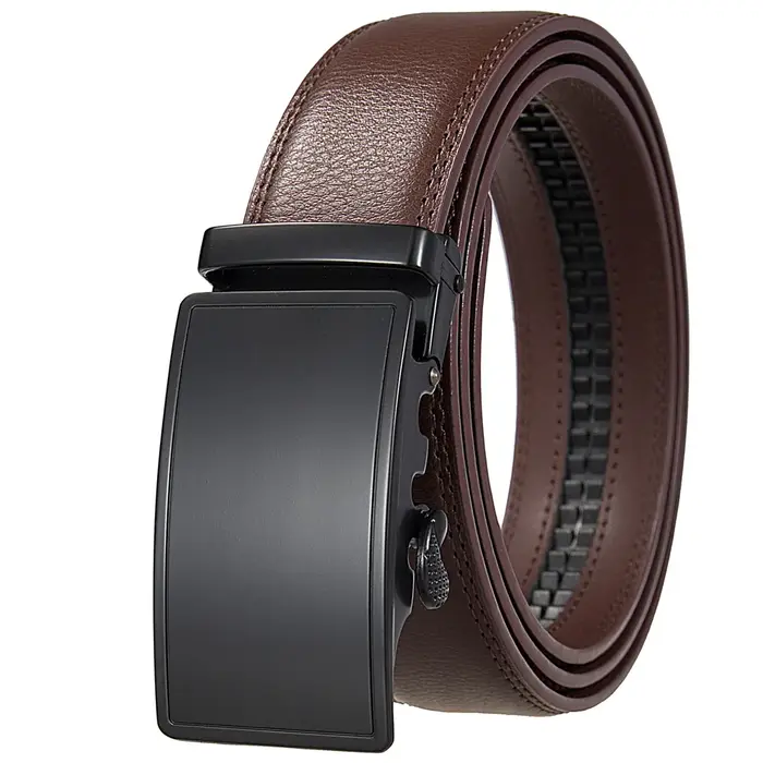 Ceinture en cuir véritable pour hommes
