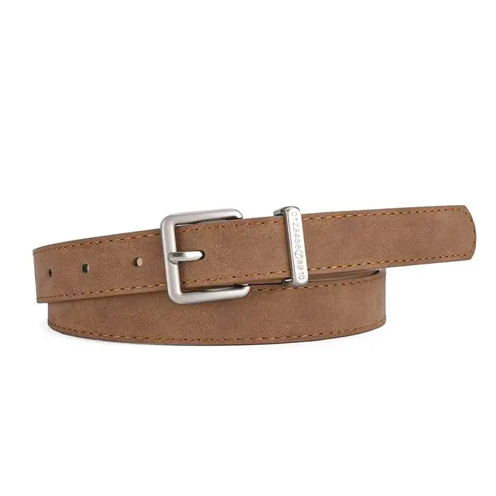 Ceinture rétro givrée pour femmes, tendance polyvalente, boucle à aiguille en argent, mode numérique