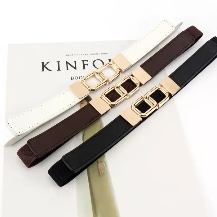 Ceinture de style européen et américain inspirée du temps