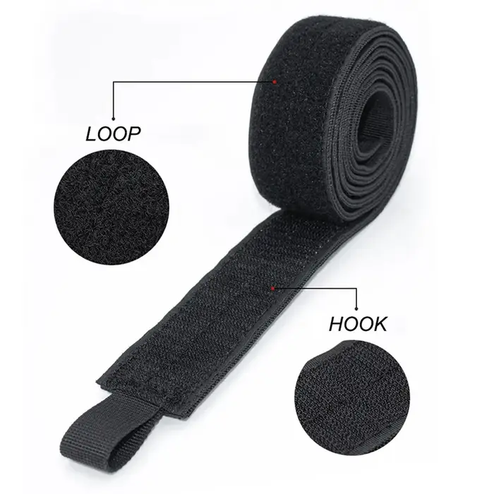 Crochet à boucle Simple EDC/ceinture intérieure ceinture tactique Velcro réglable 82-108cm