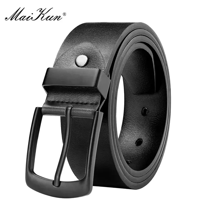 Maikun hommes tenue décontractée ceinture alliage boucle ardillon