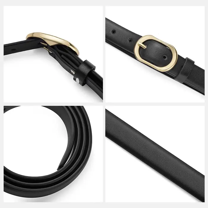 Ceinture en cuir PU pour femmes